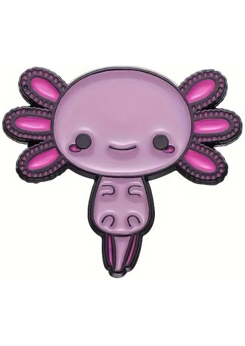Axolotl Enamel Pin